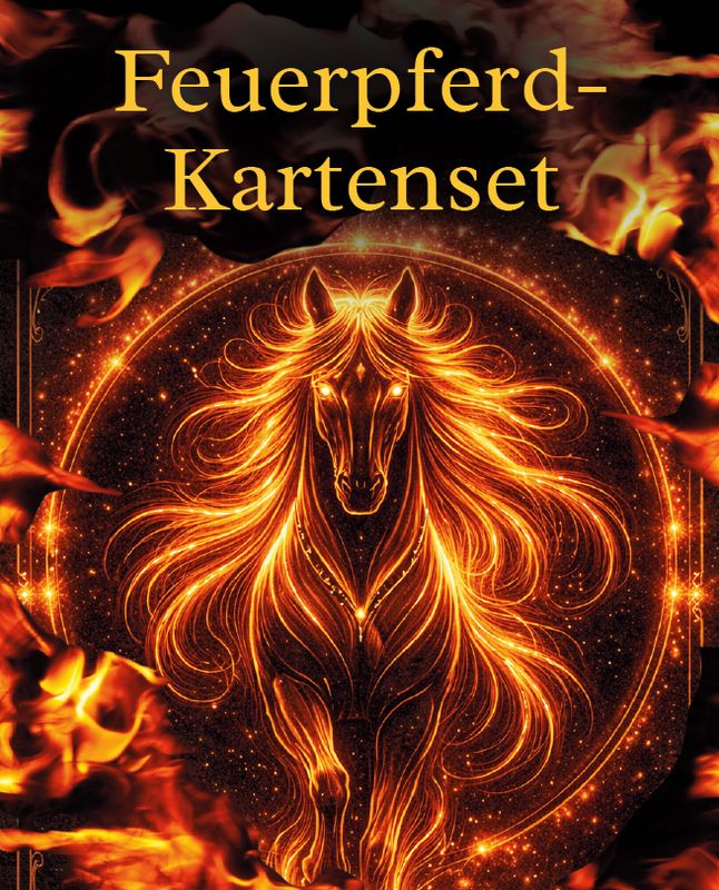 Feuerpferd-Kartenset (40 Karten)