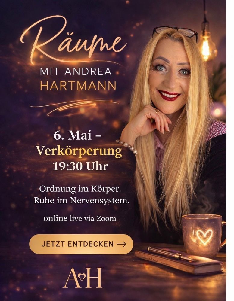 Monatsraum mit Andrea Live · sehen · spüren · verstehen • Online-Event am 6.5.2026