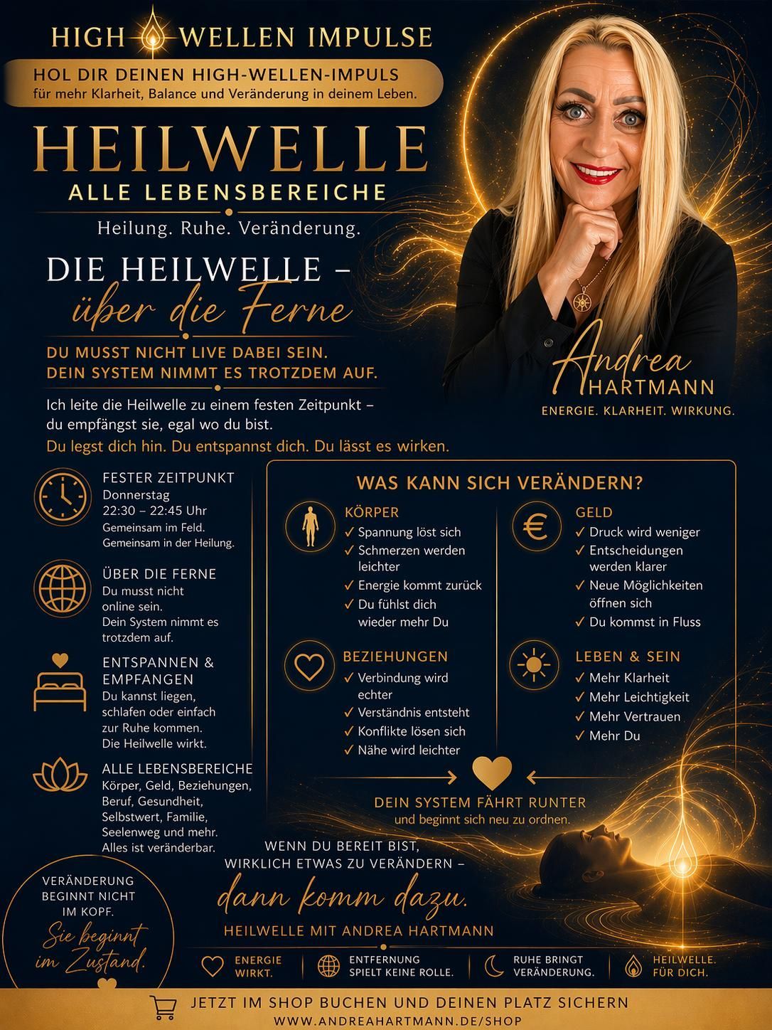 Heilwellen der Seherin für eine erholsame Nacht