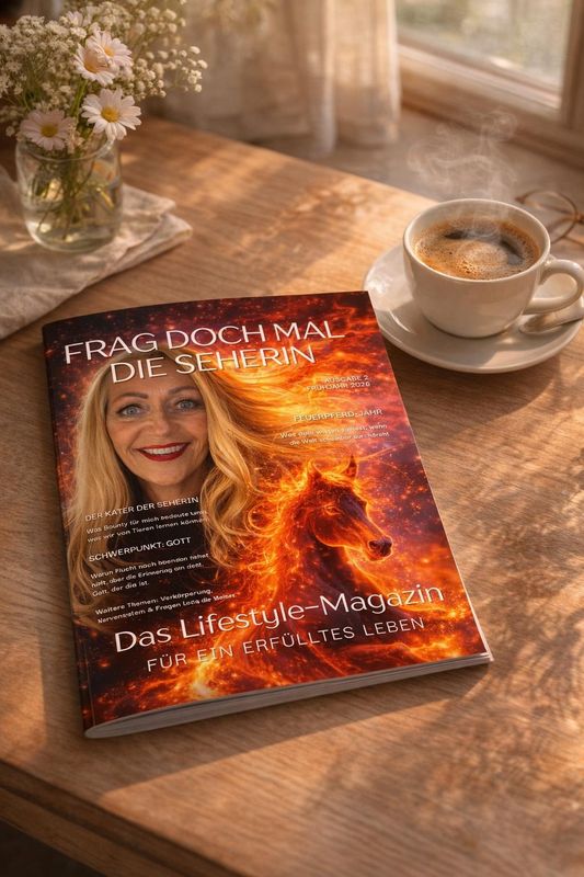 Frag doch mal die Seherin – Das Lifestyle-Magazin für ein erfülltes Leben • Ausgabe 2 •  Frühjahr 2026