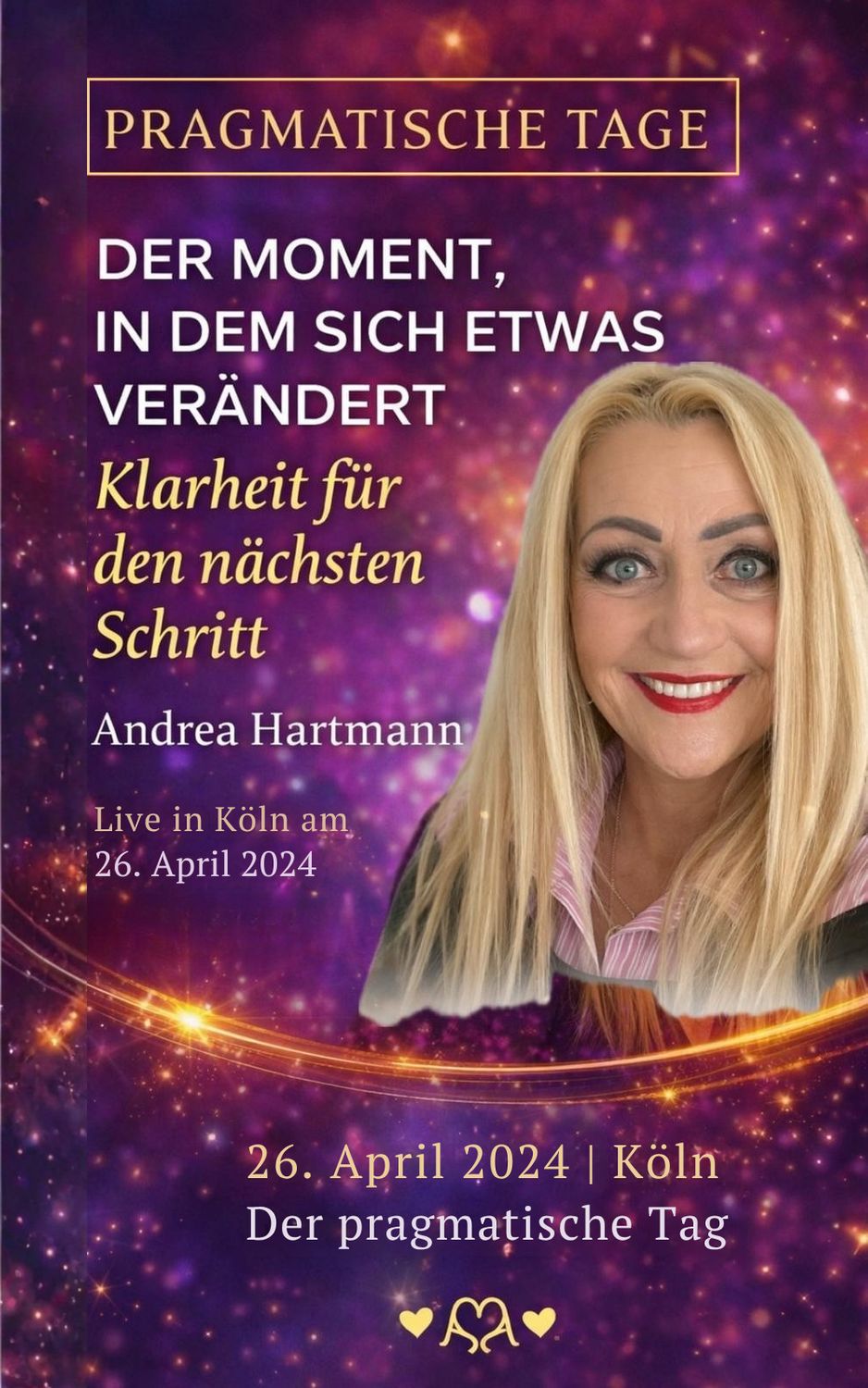 PRAGMATISCHER TAG · Live in Köln am 26.4.2026