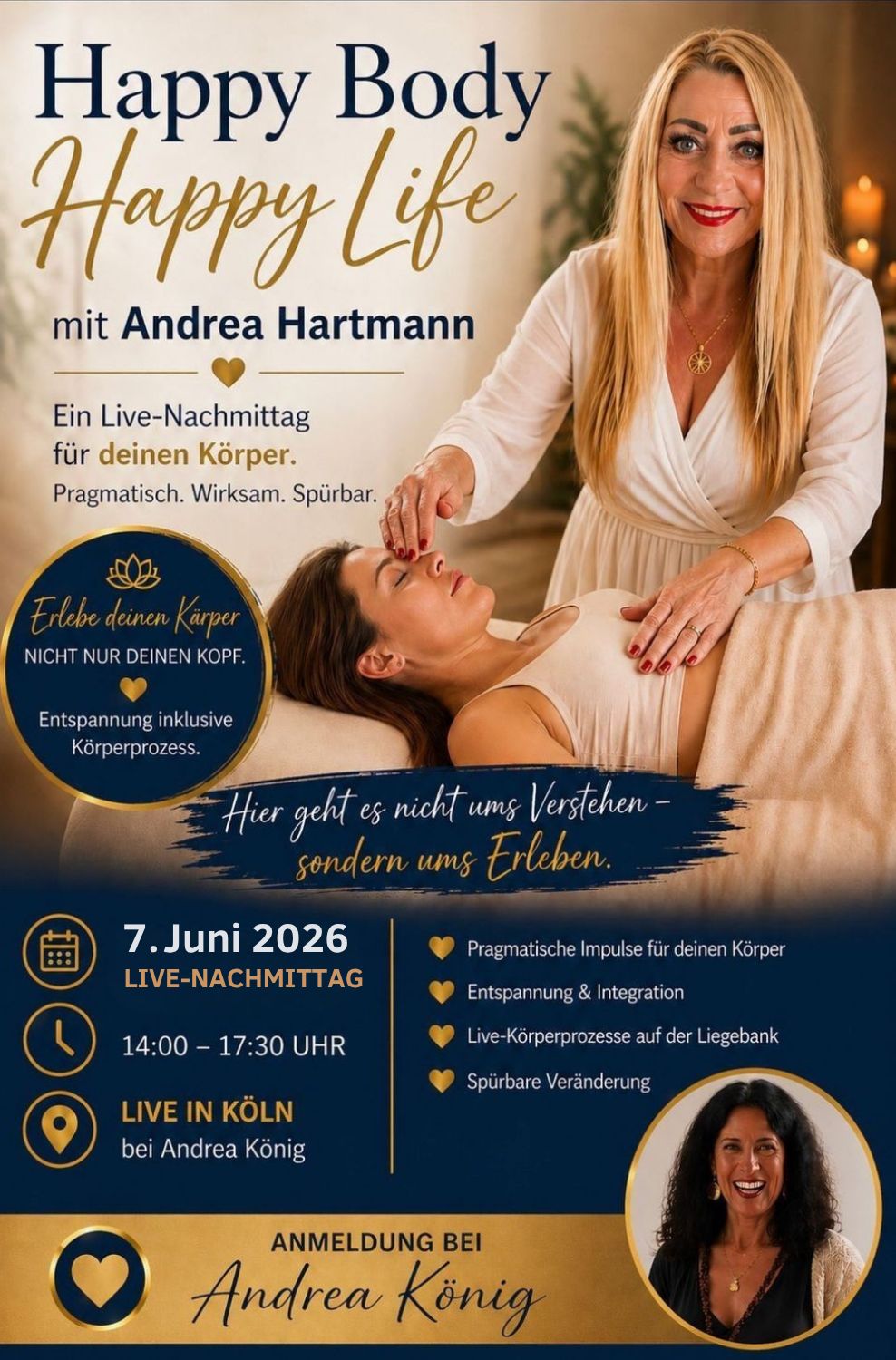 Happy Body · Happy Life – Live in Köln am 7. Juni 2026 Happy Body · Happy Life – Live in Köln am 7. Juni 2026