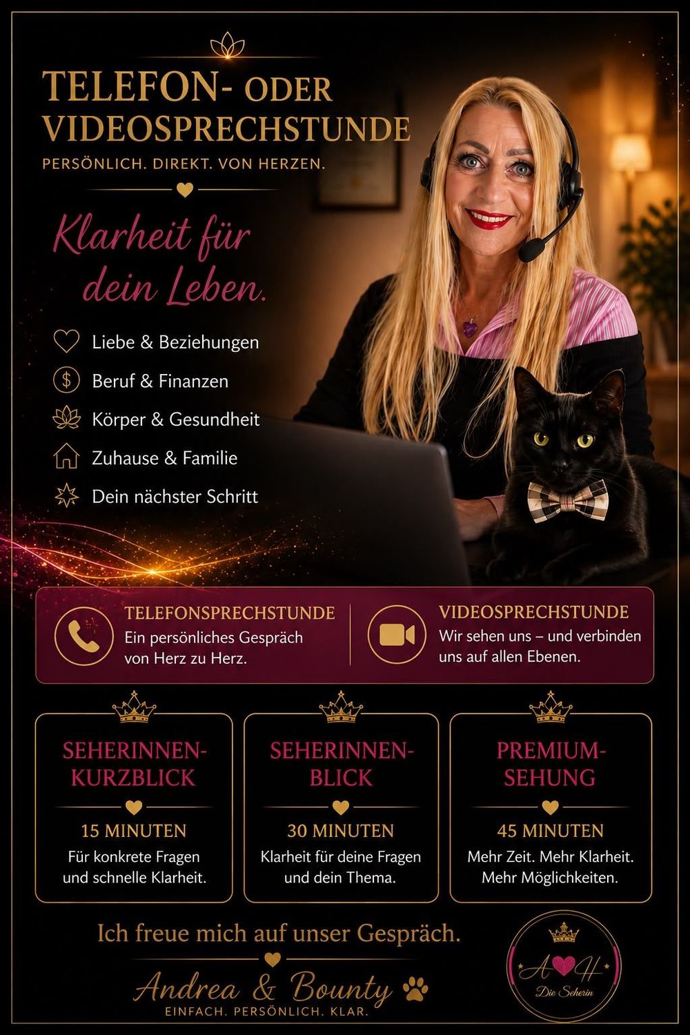 Telefon- oder Videosprechstunde mit Andrea Hartmann Telefon- oder Videosprechstunde mit Andrea Hartmann