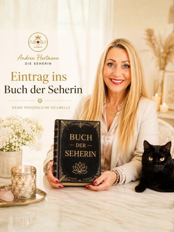 Bekannt aus dem TV: Eintrag ins Buch der Seherin – deine Heilwelle Bekannt aus dem TV: Eintrag ins Buch der Seherin – deine Heilwelle