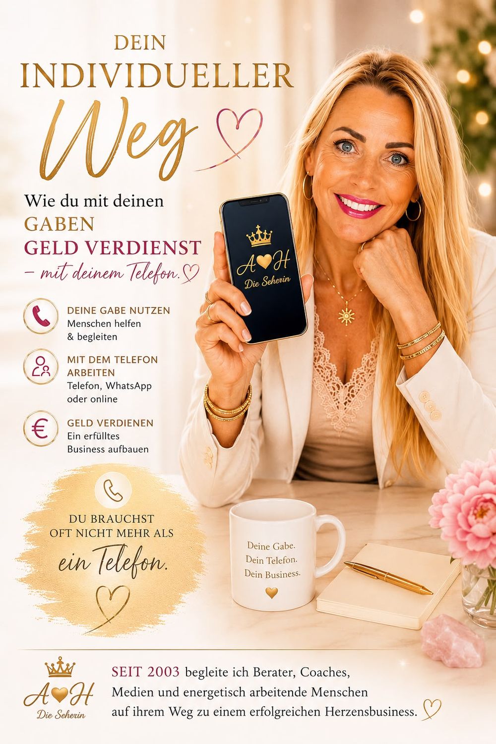Dein individueller Weg: wie du mit deinen Gaben Geld verdienst – am Telefon Dein individueller Weg: wie du mit deinen Gaben Geld verdienst – am Telefon