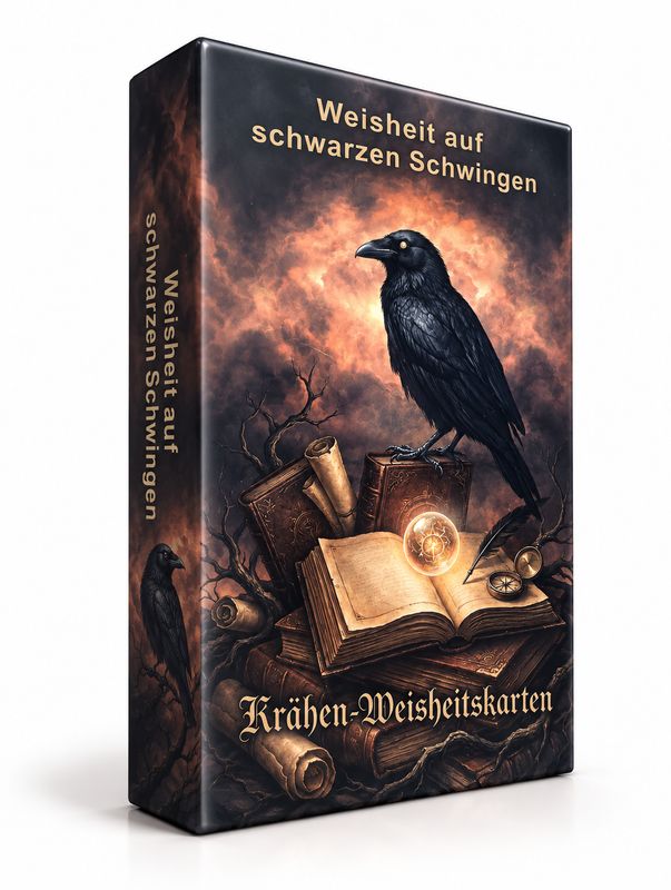 Weisheit auf schwarzen Schwingen – Krähen-Weisheitskarten • aus dem TV bekannt Weisheit auf schwarzen Schwingen – Krähen-Weisheitskarten • aus dem TV bekannt