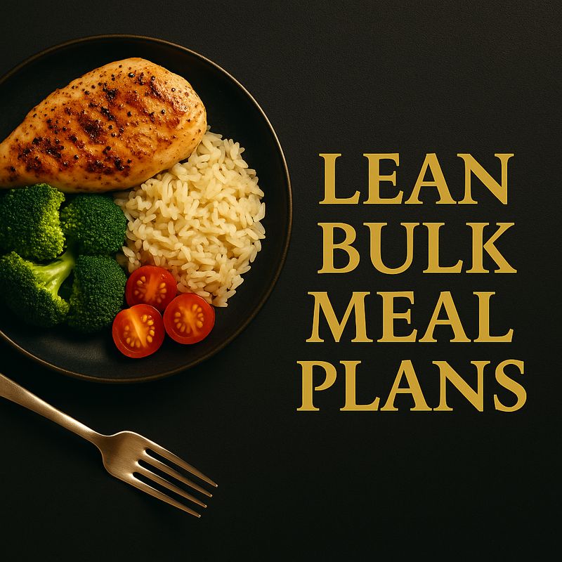 Lean &amp; Bulk Meal Plans
