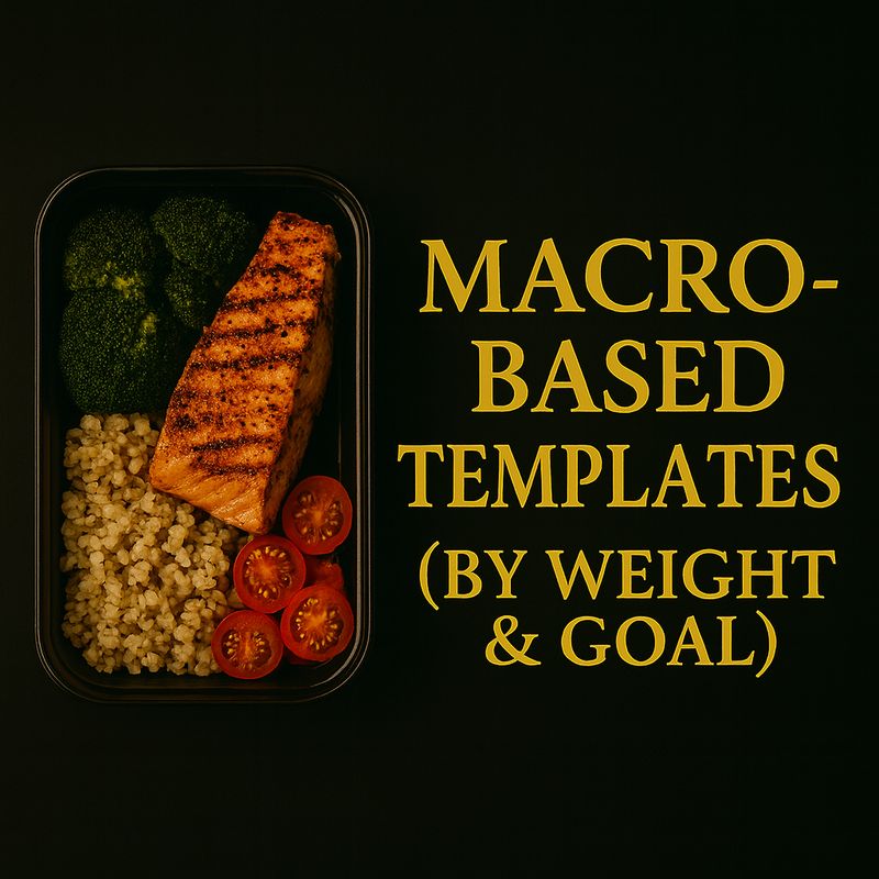 Macro-Based Templates (By Weight &amp; Goal)