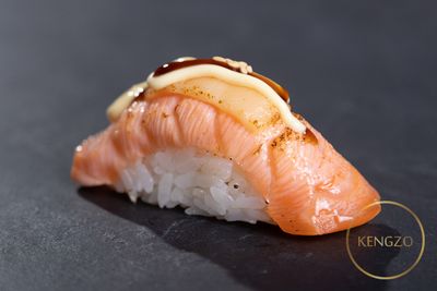 59. Salmon Cheese Nigiri