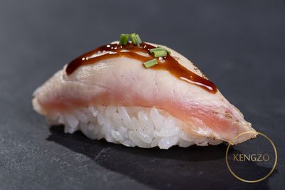 62. Flamed Maguro Nigiri
