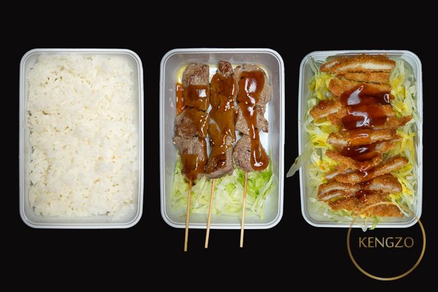 391. Kushi Menu #4 Kohitsuji Kushi (3 Lamsspiezen)