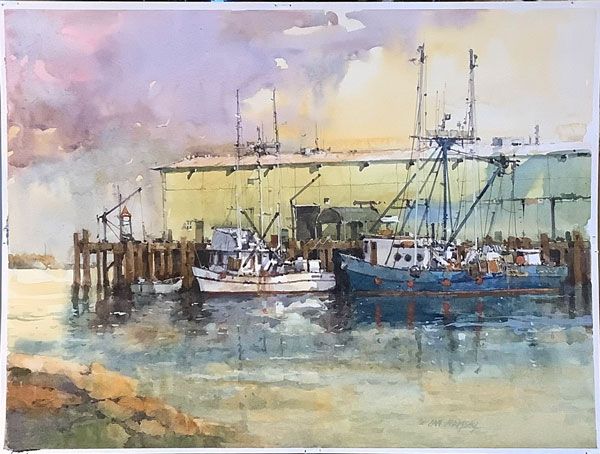 “Commercial Dock, Astoria, Oregon”