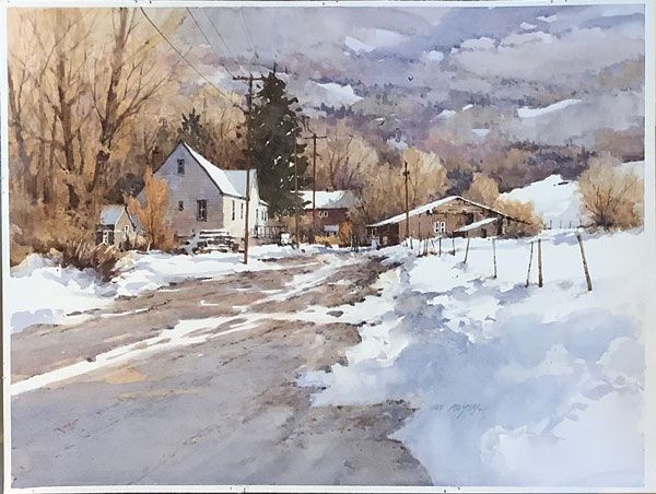 “Winter Near Kamas” “Winter Near Kamas”