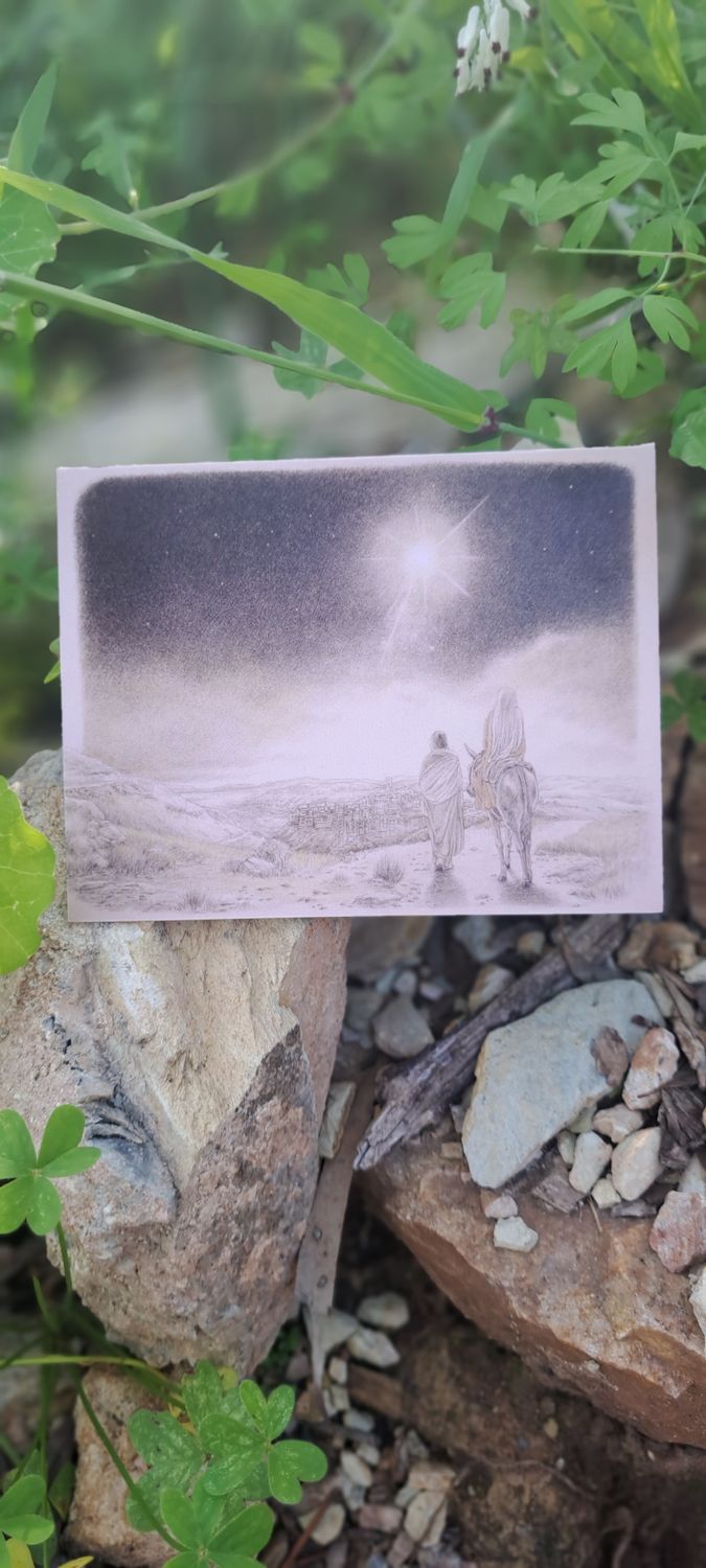 Christmas Card - Mary and Joseph