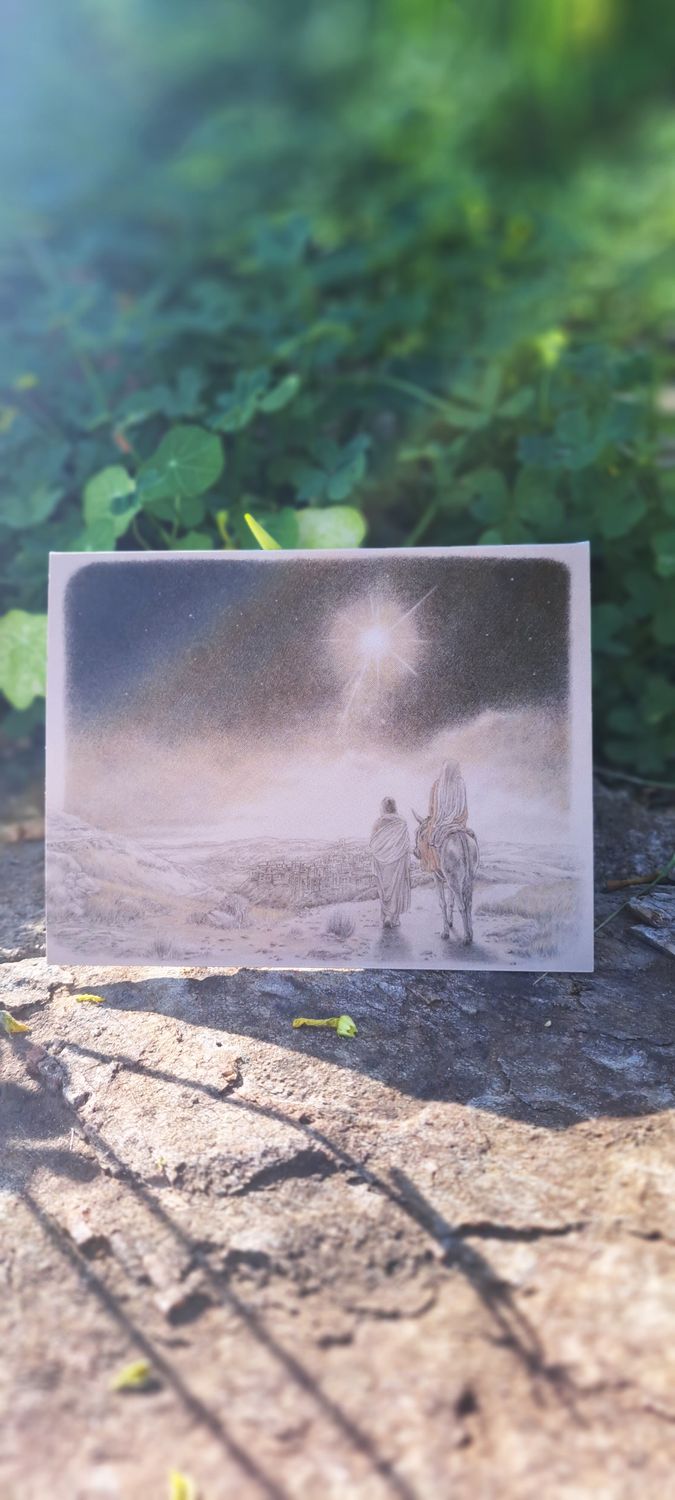 Christmas Card - Mary and Joseph