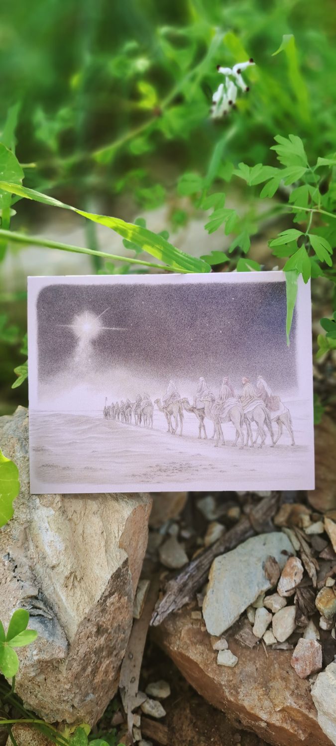 Christmas Card - The Kings and the Camels