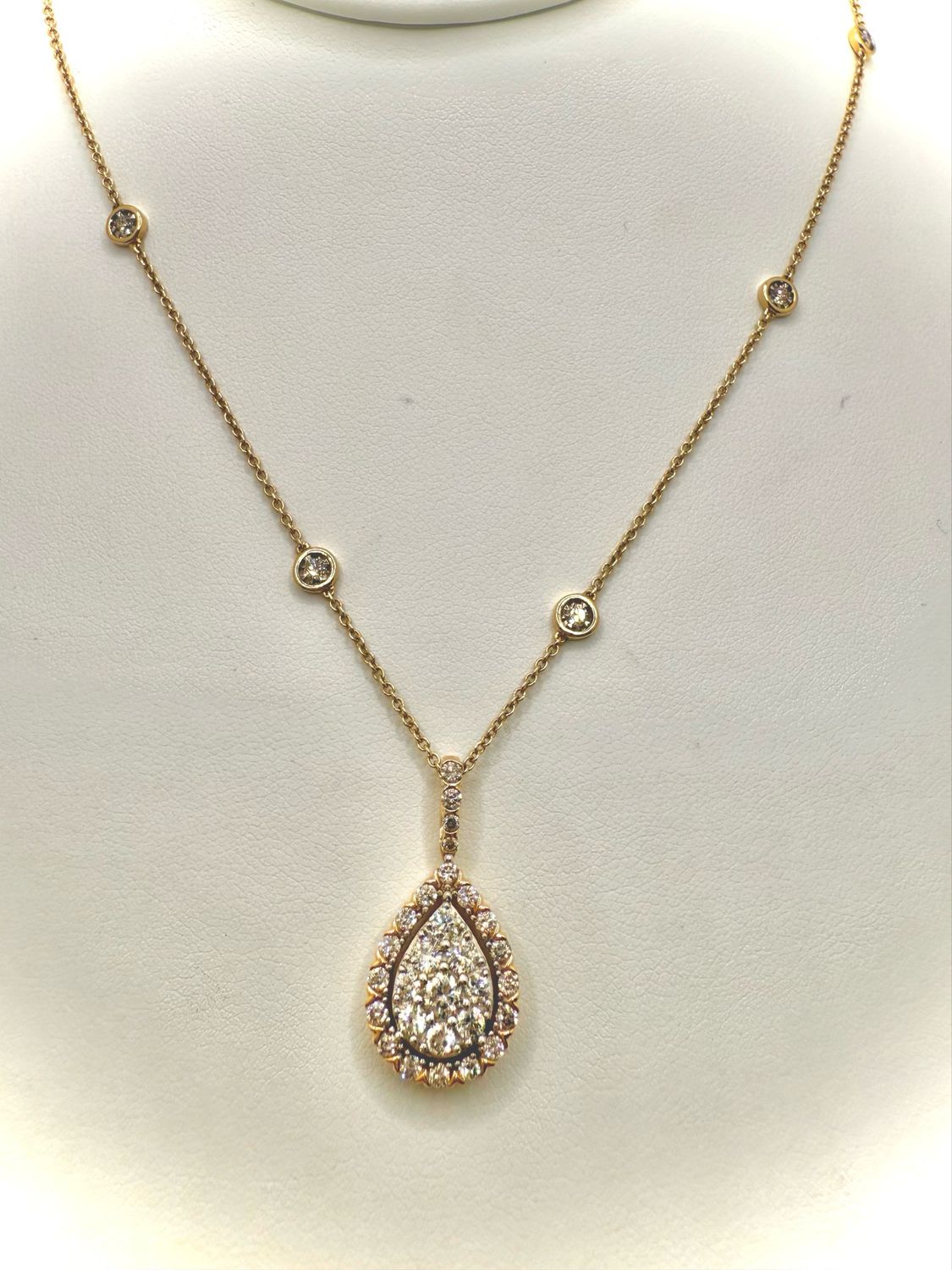 Diamond Necklace And Diamond Pendant