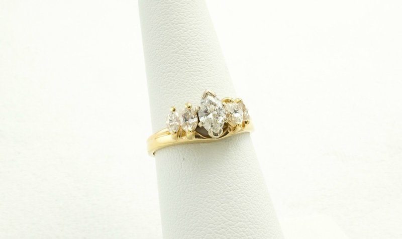 Marquise Diamond Engagement Ring