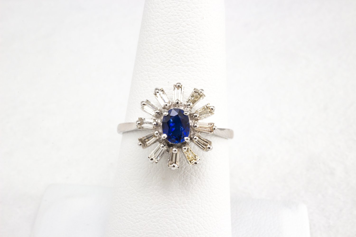 Sapphire and Diamond Ring