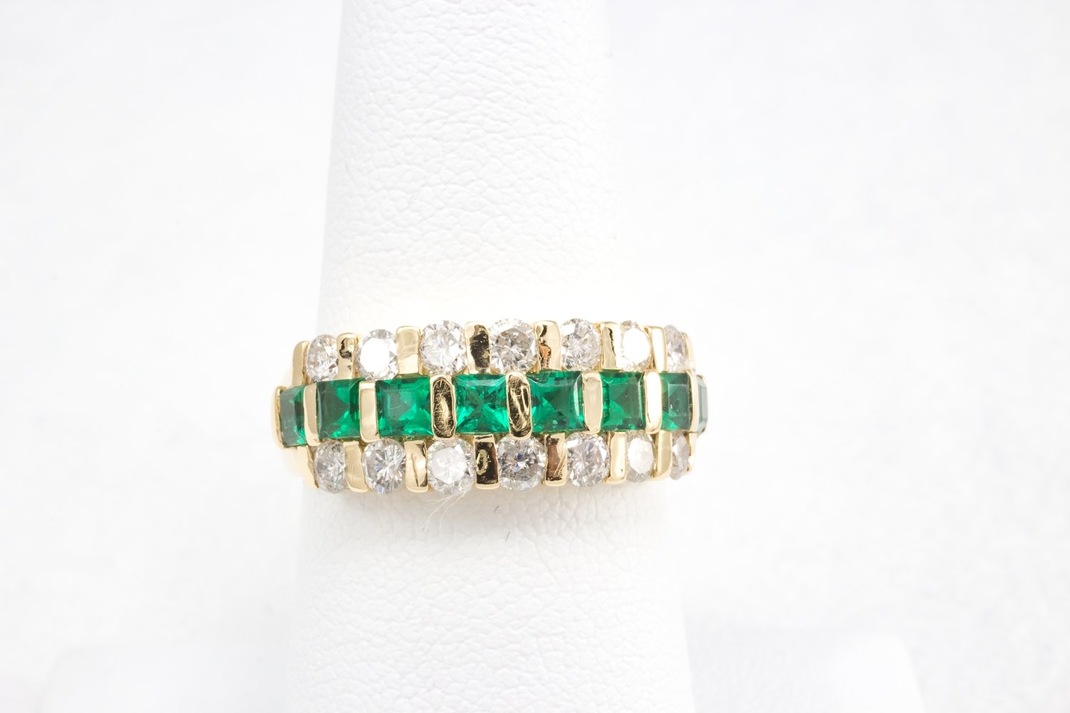 Diamond and Emerald Ring