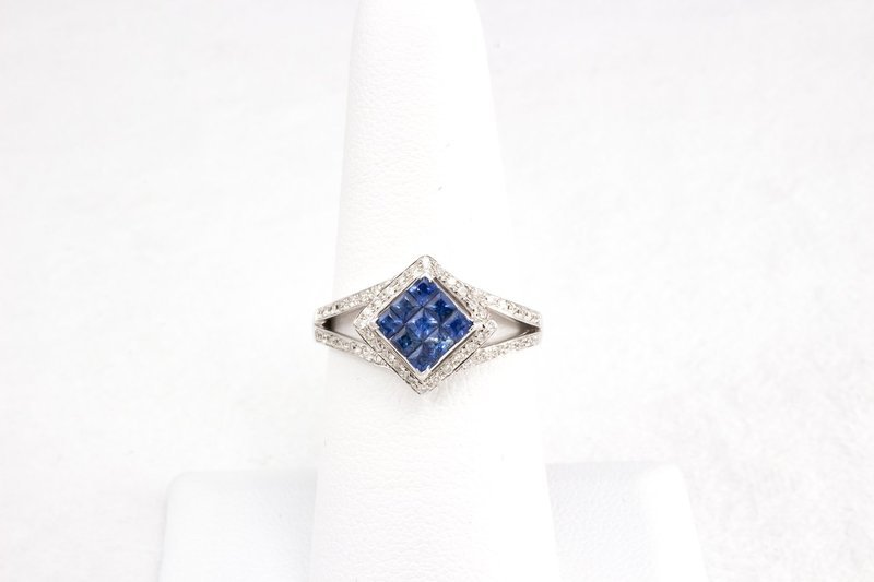 Sapphire and Diamond Ring