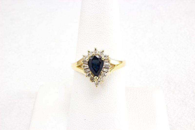 Diamond and Sapphire Ring