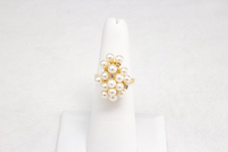 Pearl and Diamond Ring