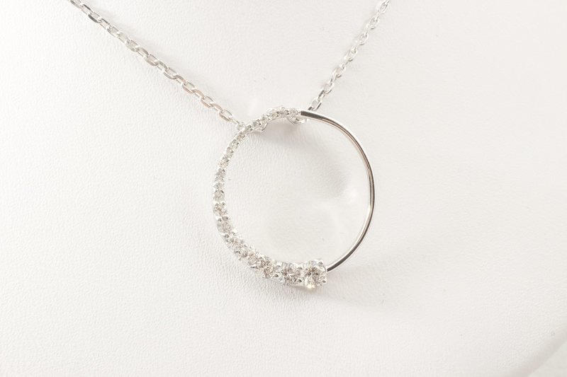 Diamond Circle Journey Pendant