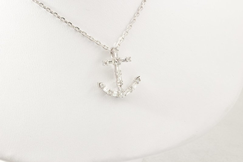 Anchor Diamond Pendant
