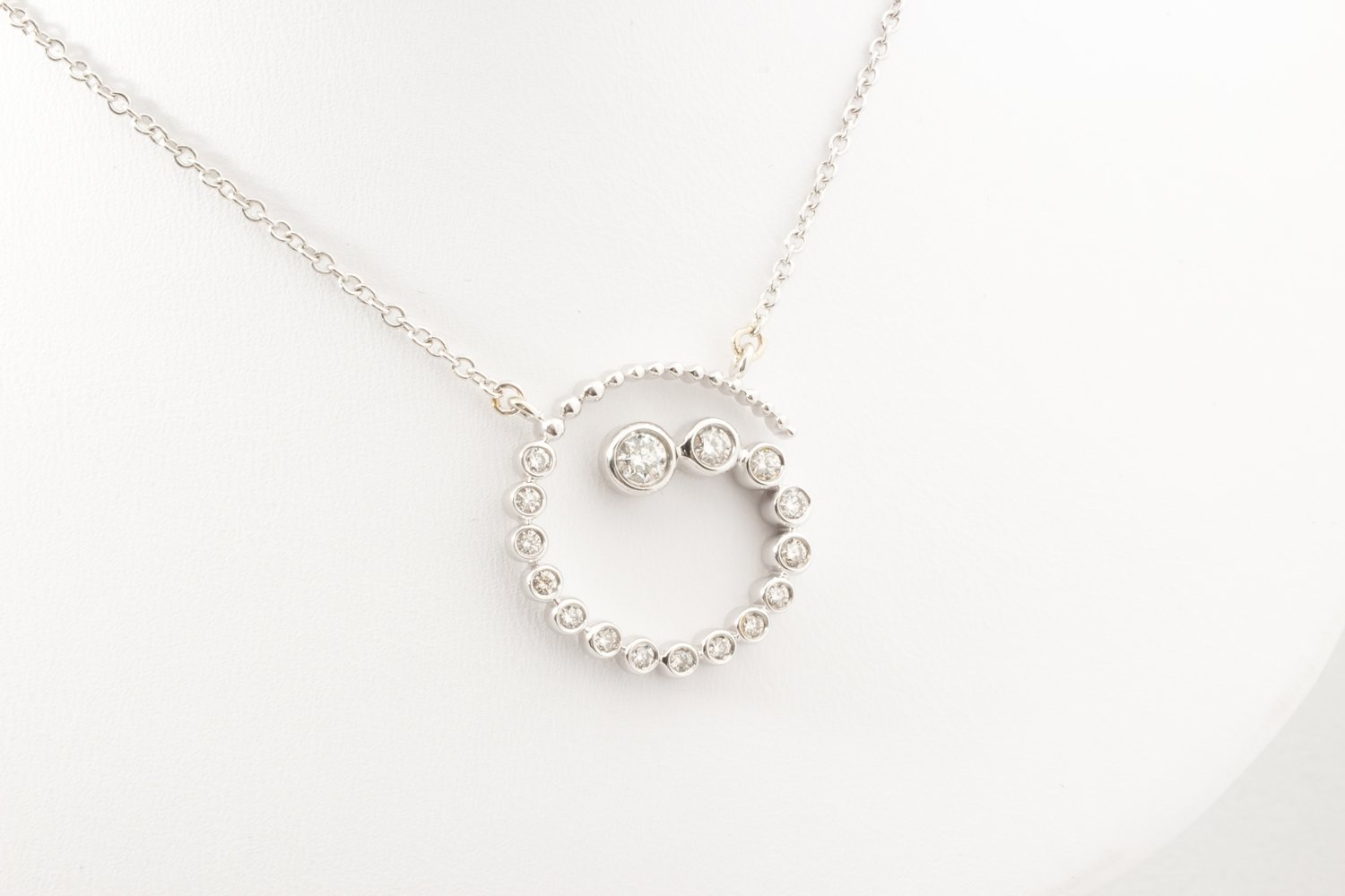 Journey Circle Pendant with Chain