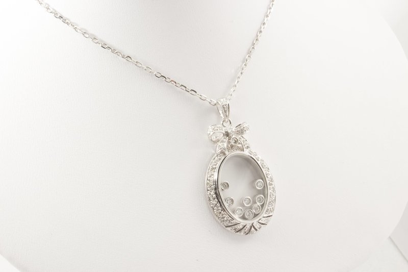 Floating Diamond Pendant