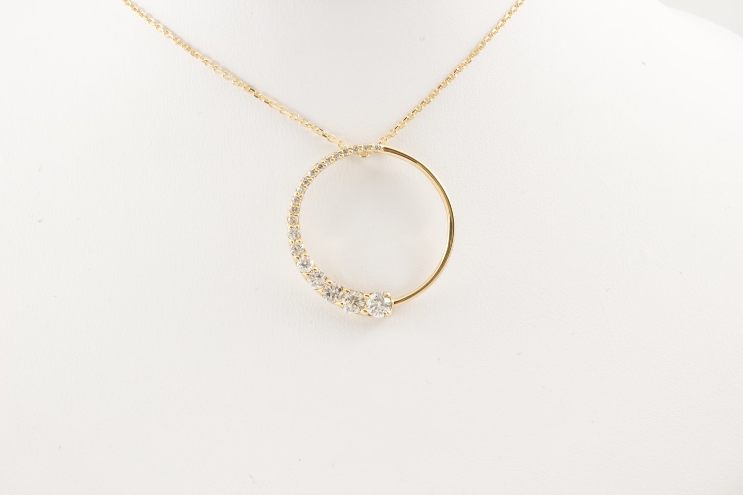 Circle Journey Diamond Pendant