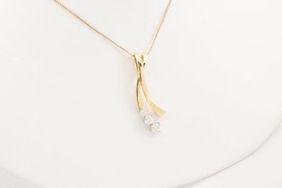 Diamond Pendant with Chain