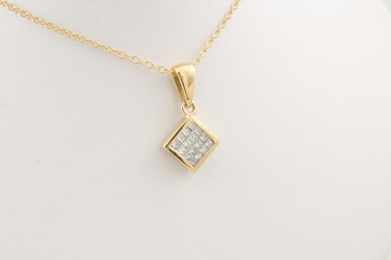 Diamond Square Pendant