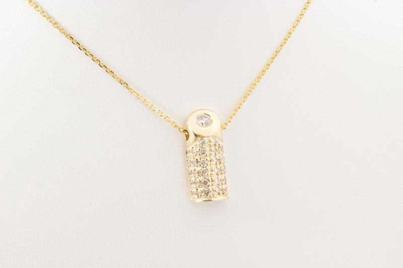 Diamond Bar Pendant