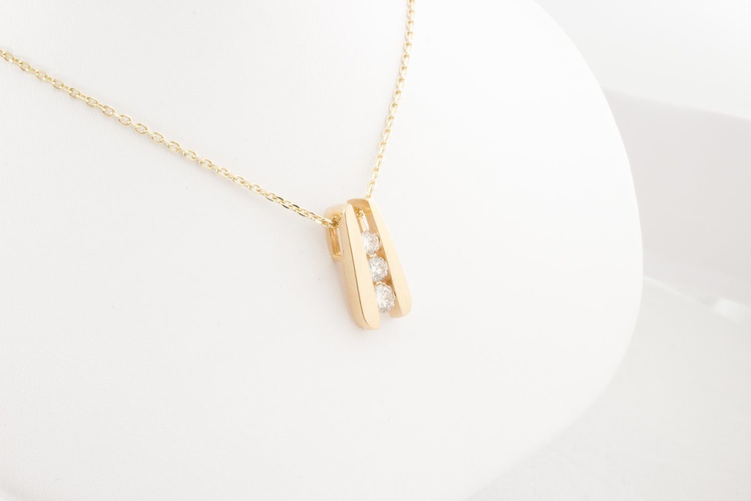 Three Diamond Pendant