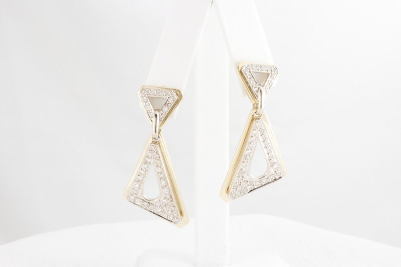 Diamond Dangle Earrings