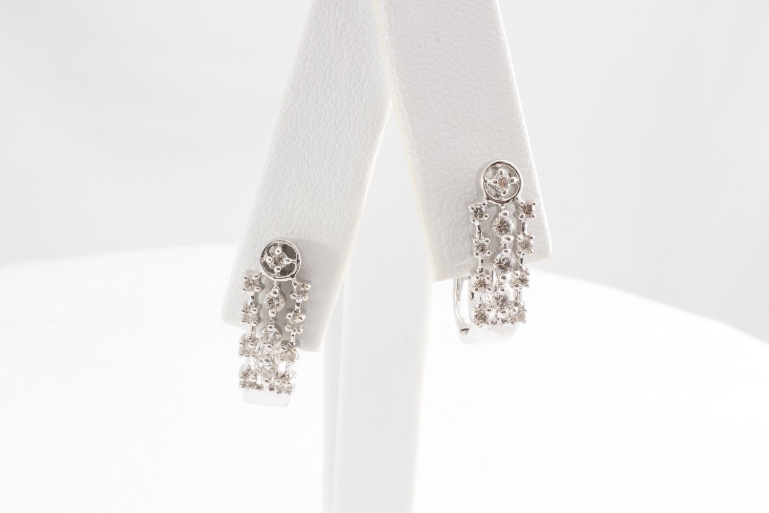 Diamond Hoop Earrings