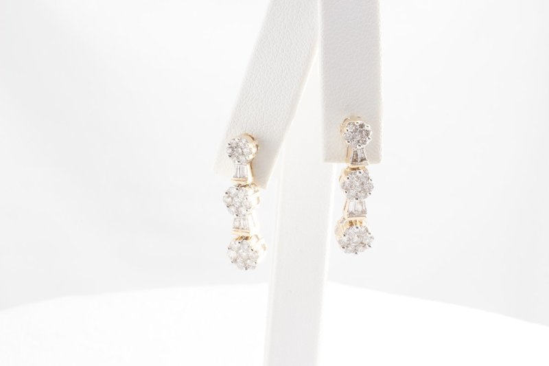 Diamond Dangle Earrings