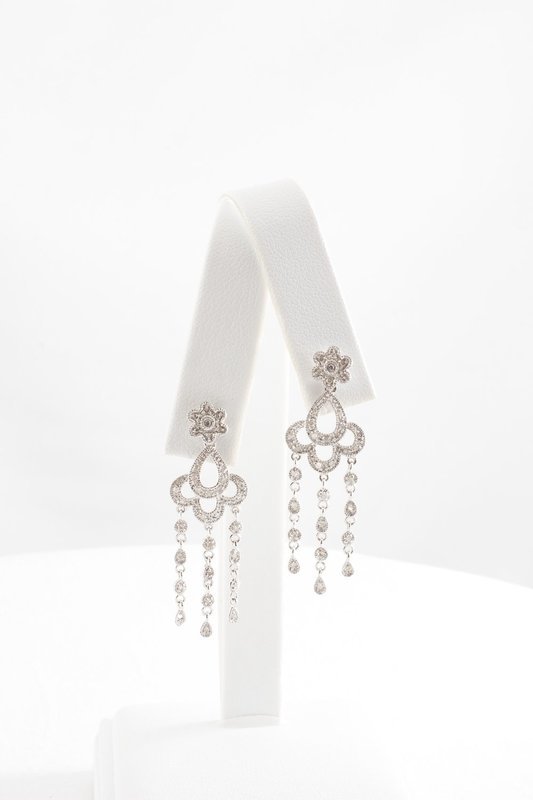 Diamond Chandelier Earrings