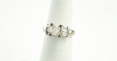 Platinum Diamond Engagement Ring.