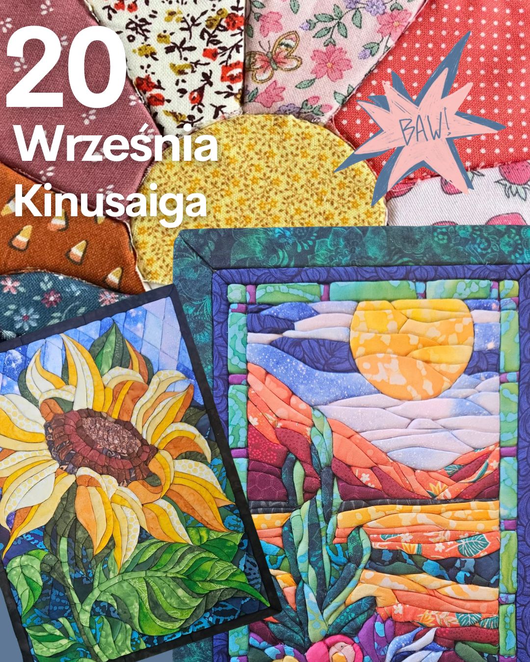 20 Września Kinusaiga Obraz z tkaniny