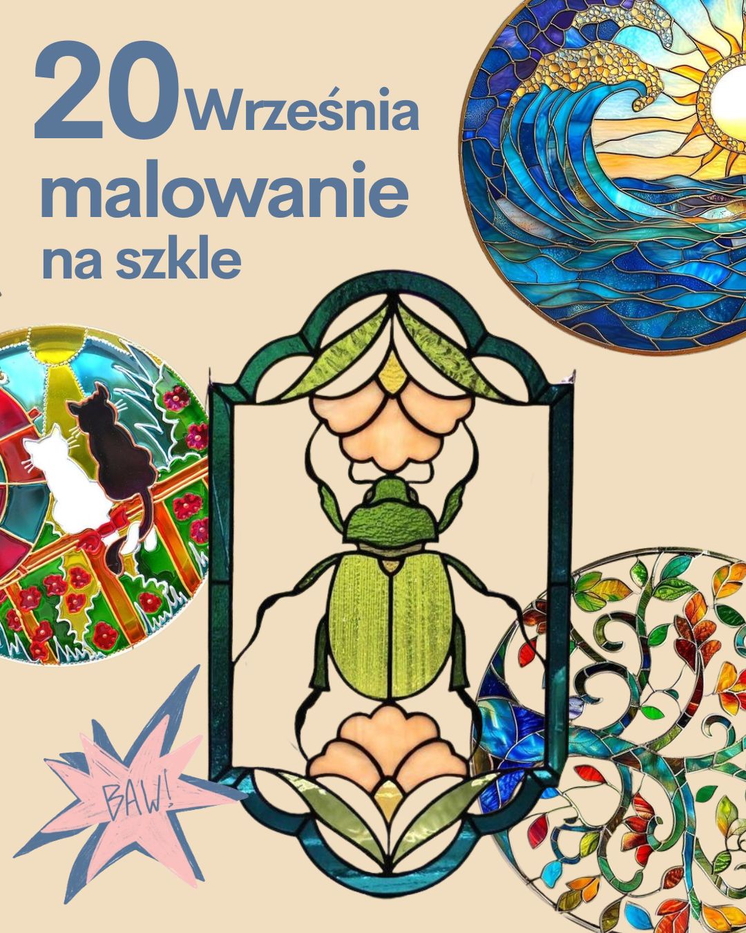 20 Września Malowanie na Szkle