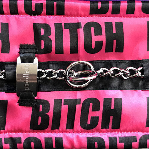 /biCH/ - a female dog, Matching leash: No, thank you, Design: black