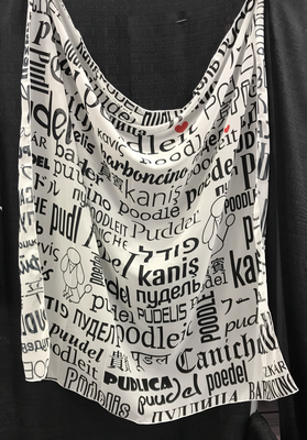 Spell &quot;poodle&quot; scarf