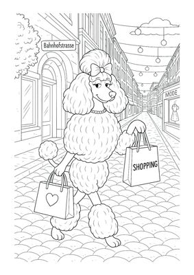 Poodeletta shopping on Bahnhofstrasse
