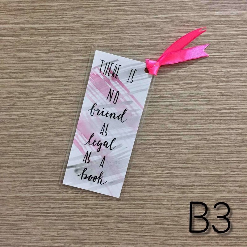 Handmade Calligraphy Book Mark (Limited Edition)