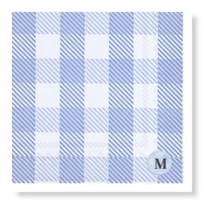 Candy Gingham Lilac Napkins – Cocktail