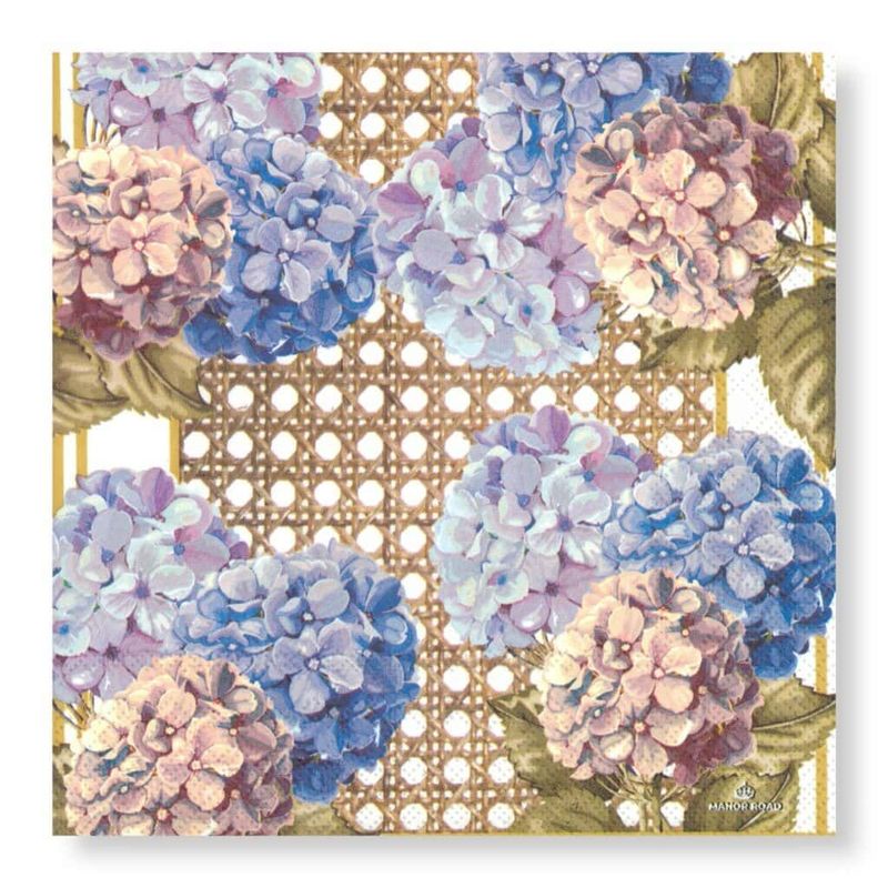 Hydrangea Rattan Napkins – Luncheon