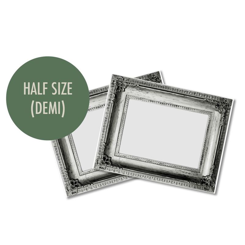 Mirror Mirror on a Plate - Half Size Gourmet Greaseproof Papers